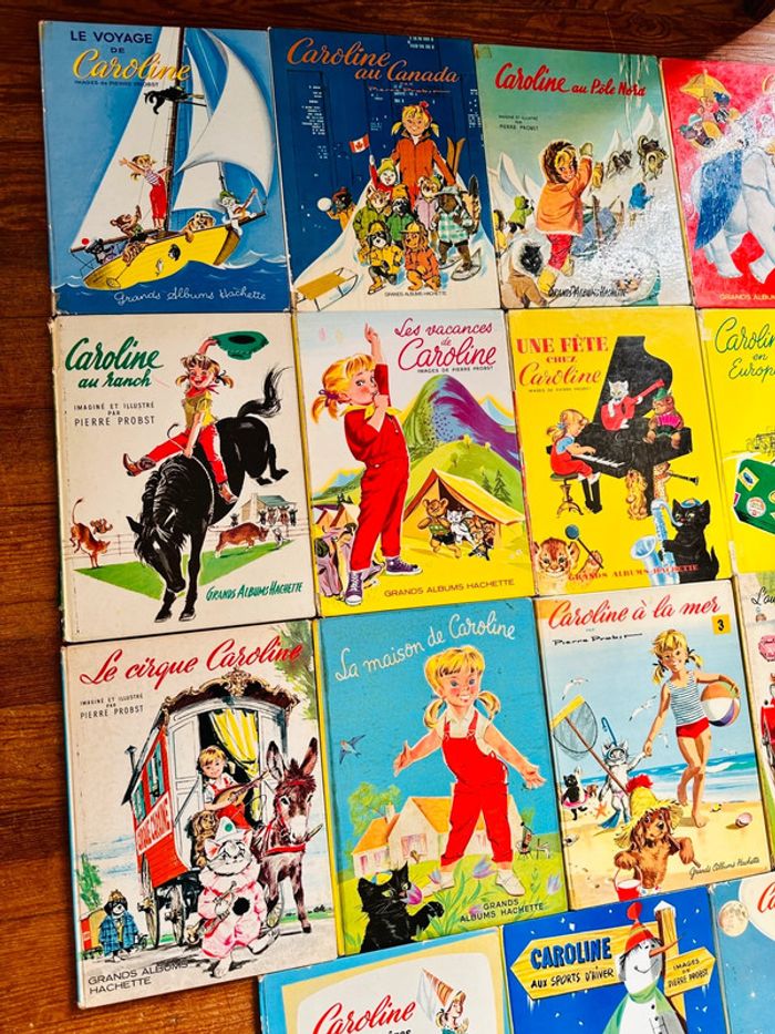 Lot rare intégrale Caroline 15 livres bd Grands albums Pierre Probst Hachette Jeunesse - photo numéro 6