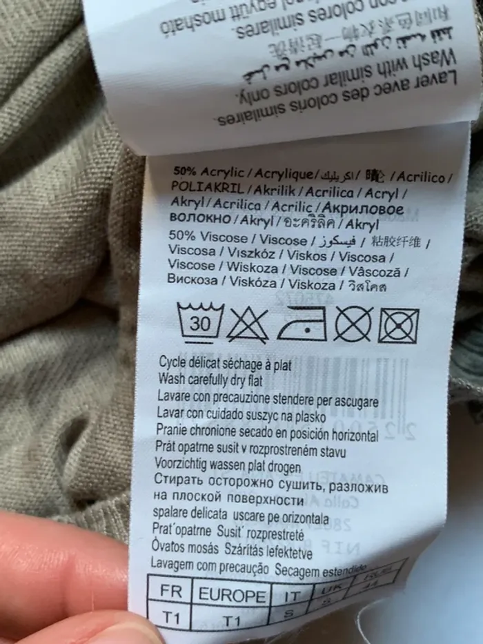 Pull léger kaki clair - photo numéro 6