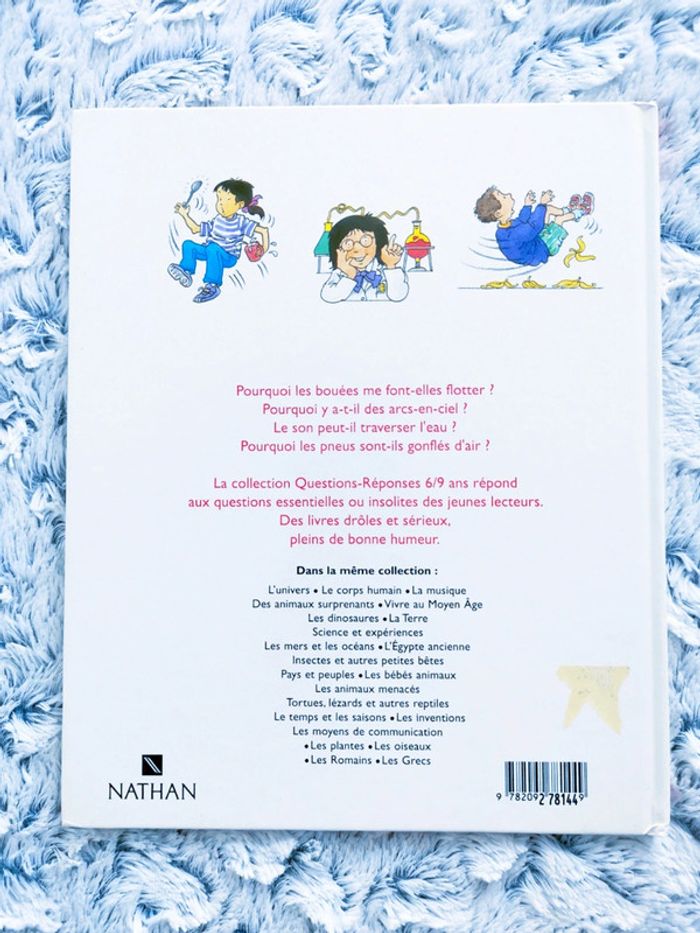 Livre Questions- Réponses 6/9 ans : science et expériences 🖤 - photo numéro 2