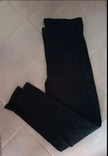Legging côtelé noir