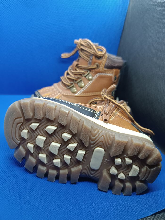 🐻 Bottines bébé Charlie & Friend – immitation cuir & moumoute – T21 - photo numéro 5