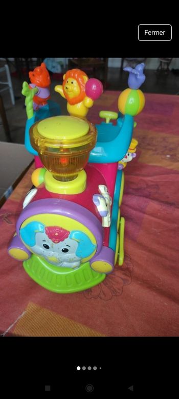 Train lumineux et musicale j20