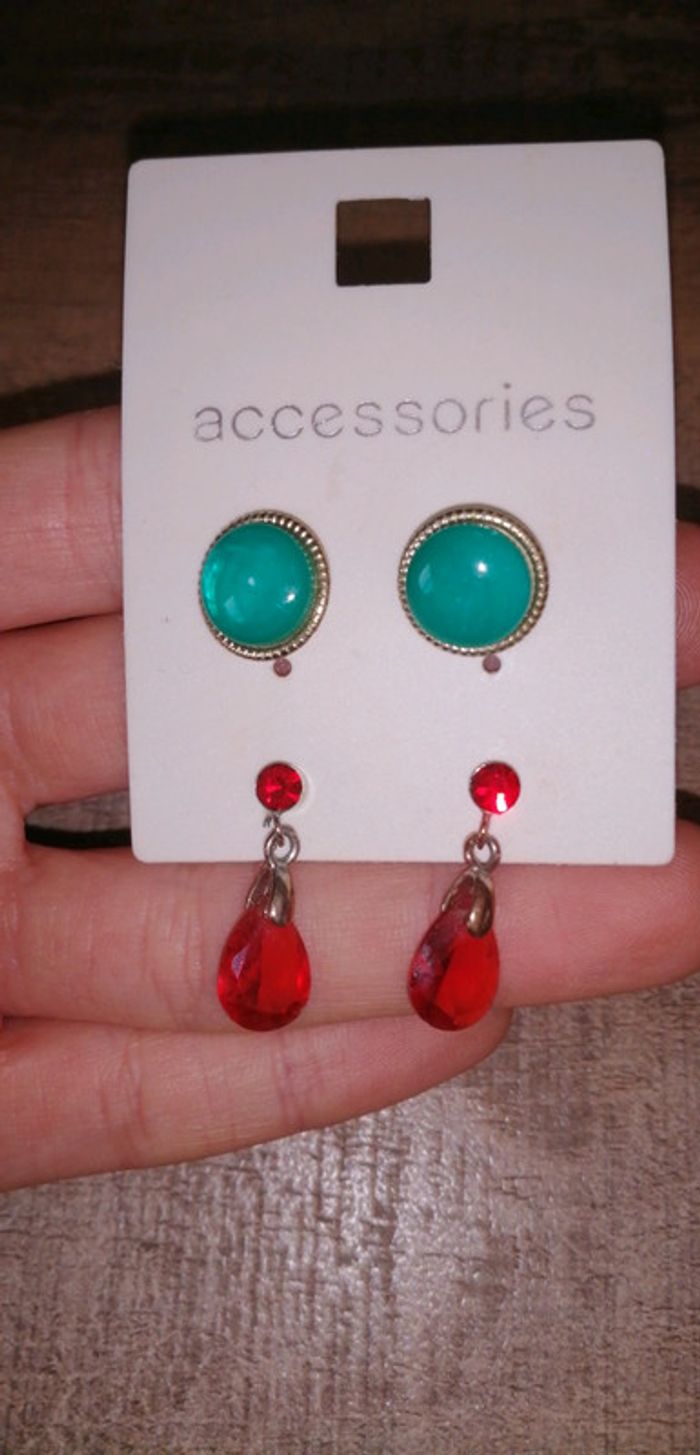 Lot boucle d'oreille