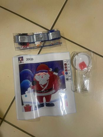 Toile partielle Diamond Painting 20x20cm n°19