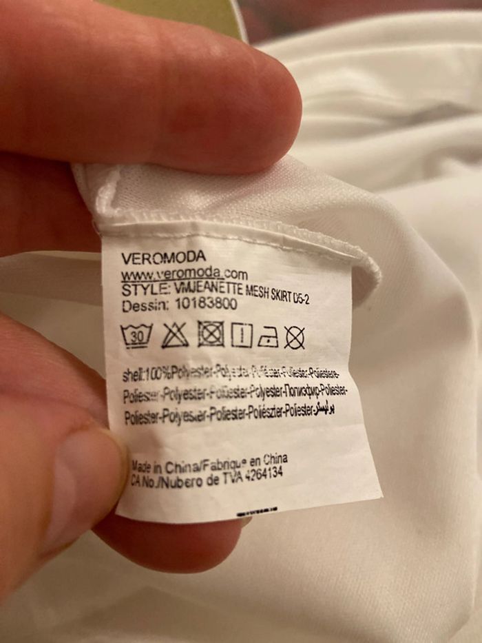 Jupe tutu en tulle crème Vero Moda taille M - photo numéro 9