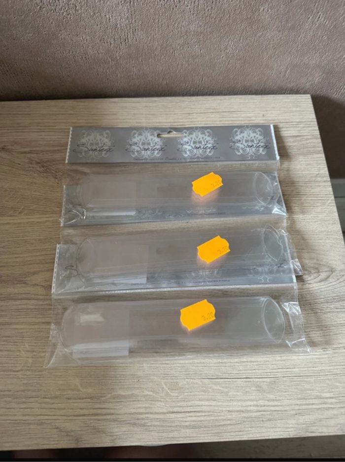 Lot de 18 boîtes transparentes en plastique - photo numéro 2