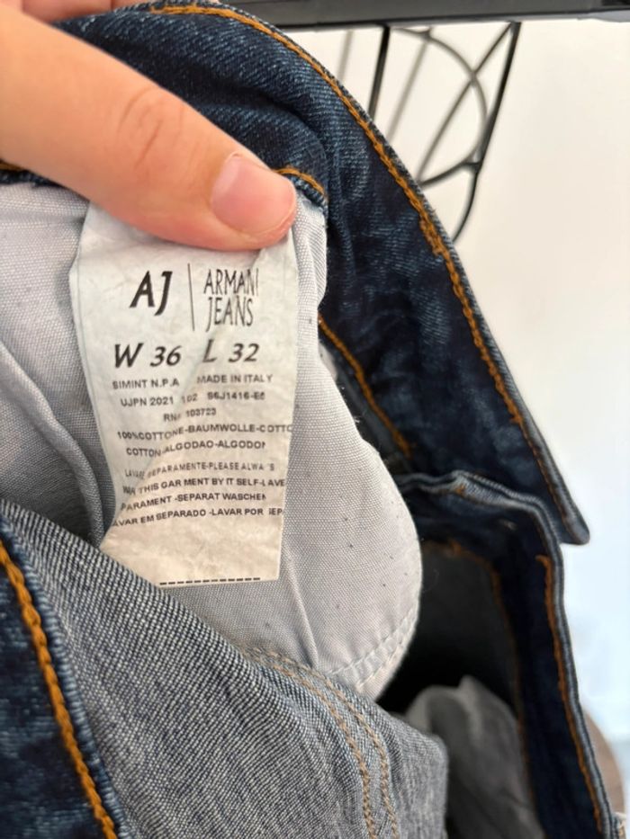 Jean Armani Jeans, taille W36 L32 - photo numéro 5