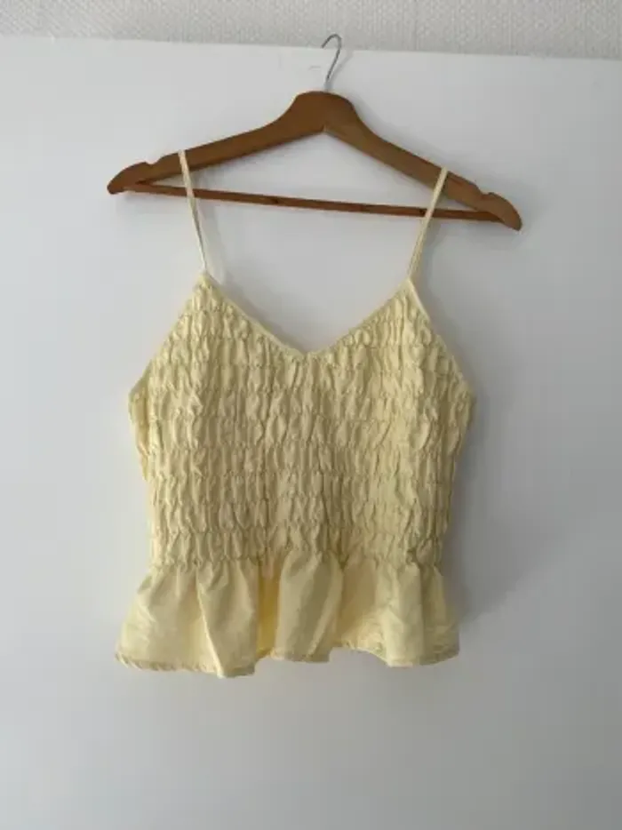 Ensemble top rose et jaune - photo numéro 3