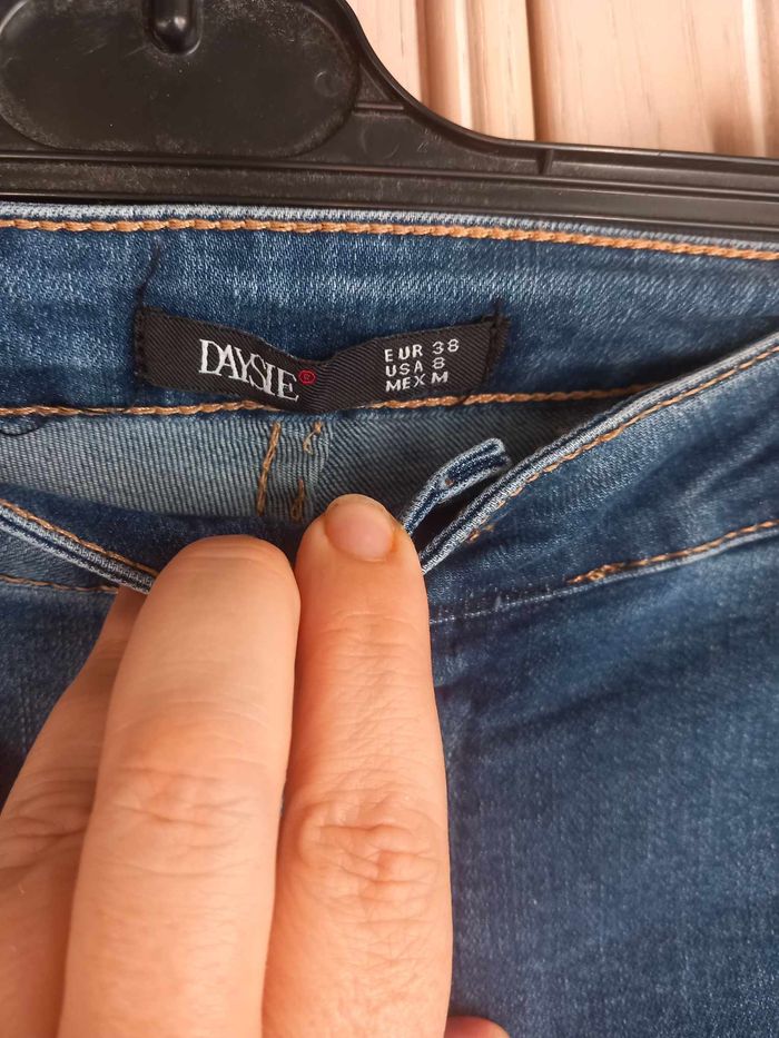 Jeans avec bas effiloché T38 Daysie - photo numéro 5