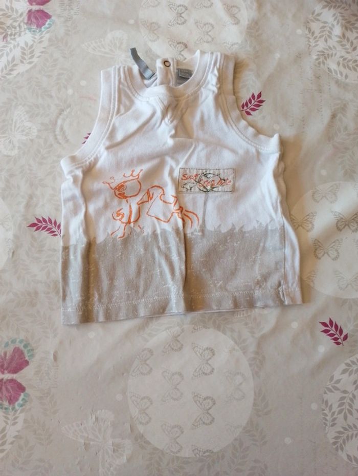 Tee shirt débardeur 24 mois