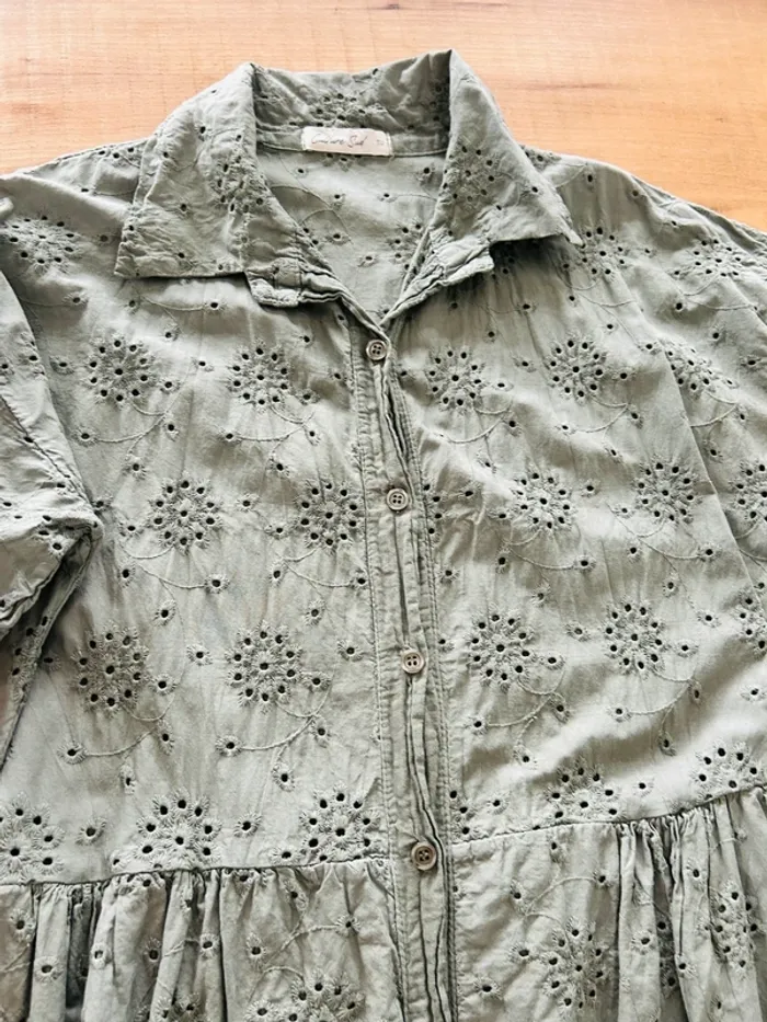 2 robes broderie et anglaise - photo numéro 5
