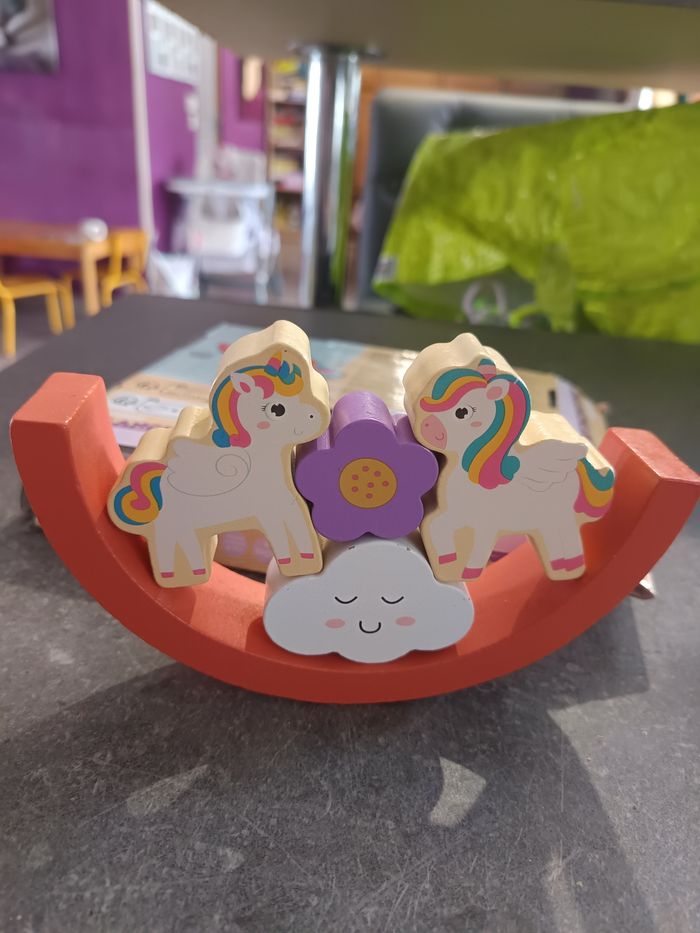 Jeu en bois licorne - photo numéro 5