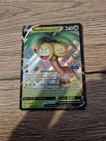Carte pokémon noadkoko d'alola V swsh 225 promo pokémon go