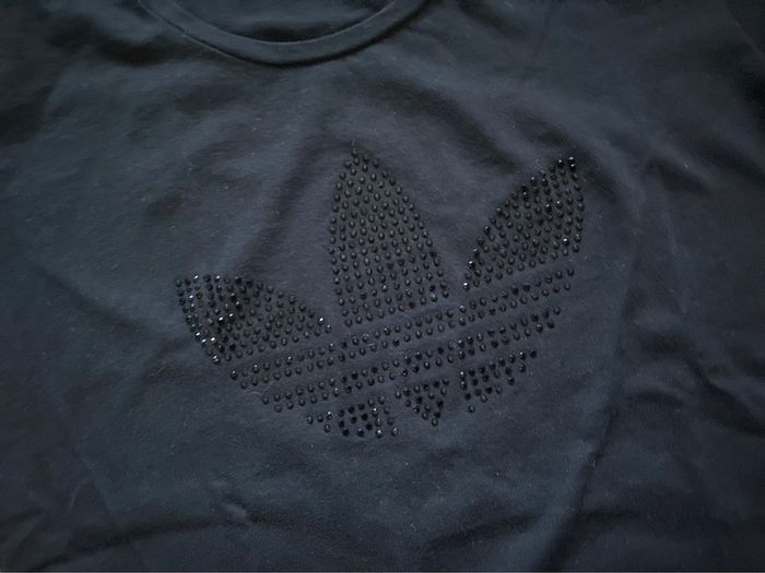 T-shirt noir Adidas Originals Taille 40 - photo numéro 2