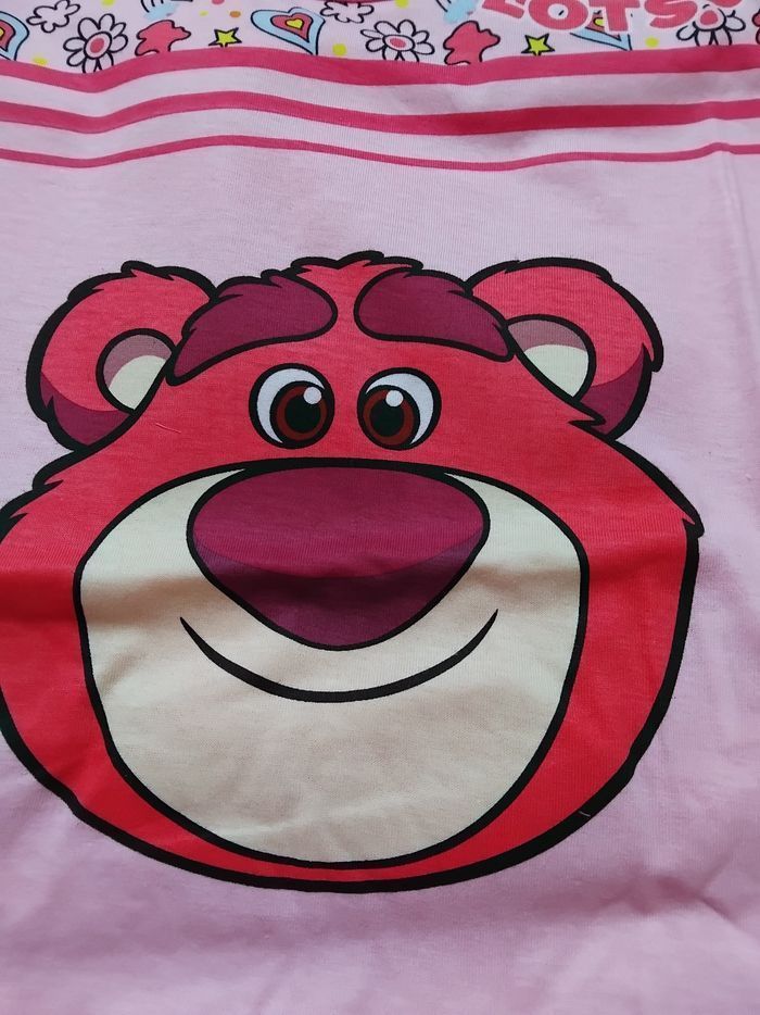 Pyjama été, pyjashort Lotso, toy story, neuf, taille 4 ans - photo numéro 4