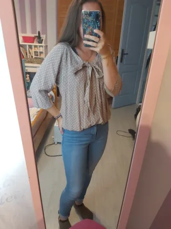 Chemise manche 3/4