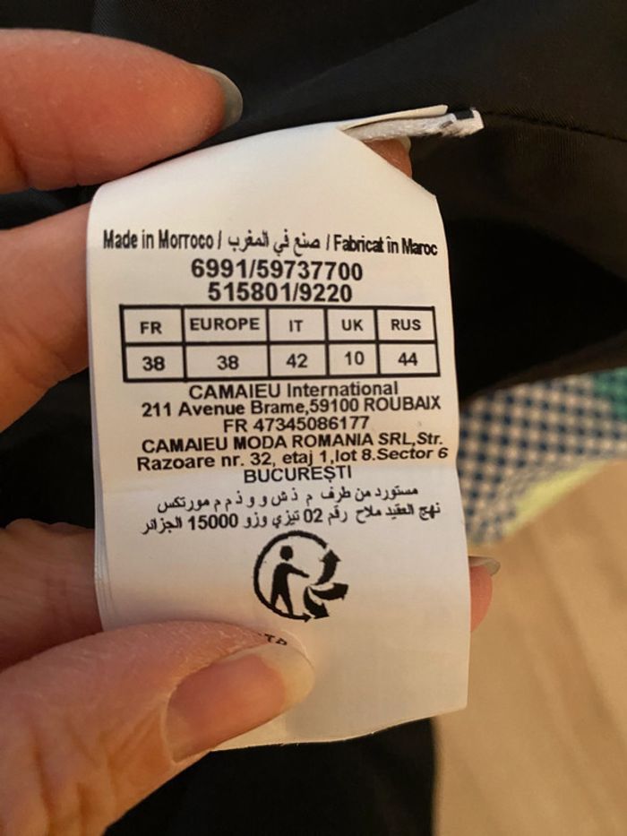 Magnifique Robe Camaïeu Taille 38 - photo numéro 3