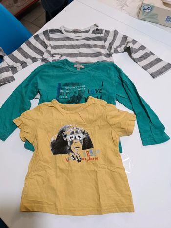 Lot t-shirt 24 mois 2 ans