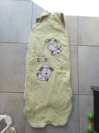 Gigoteuse mixte 24 36 mois animaux de la ferme Vert clair