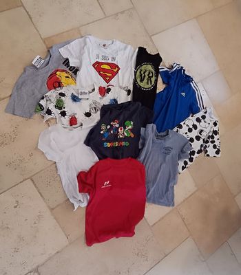 Lot Tee shirt garçon 8/10 ans