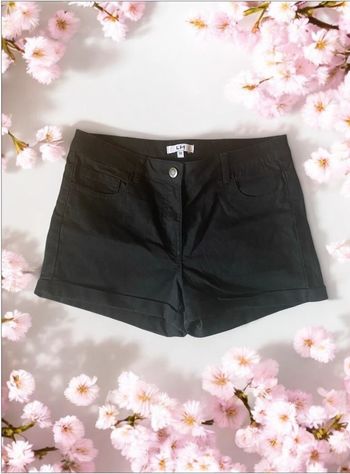 🎀Short en jeans noir,femme taille 38,La halle🎀