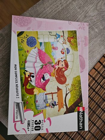 Puzzle princesse avec poster