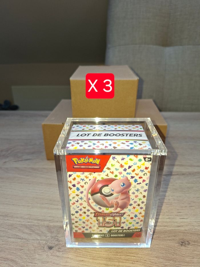 Lot de 3 acrylique bundle Pokémon aimantée épaisse de qualité premium
