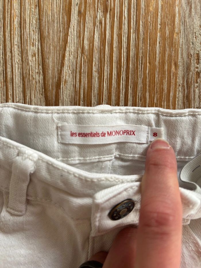 Short blanc Monoprix 8 ans - photo numéro 3