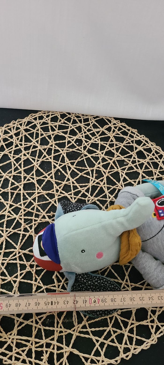 Moulin Roty Peluche éléphant Pablo - Les broc & roll's - photo numéro 4