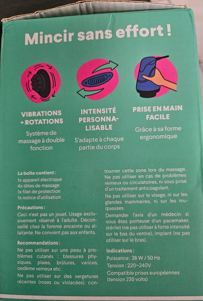 Cellublue Masseur amincissant électrique - photo numéro 3