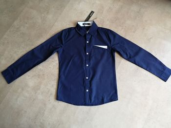 Chemise Zune Poar Coton M Bleu