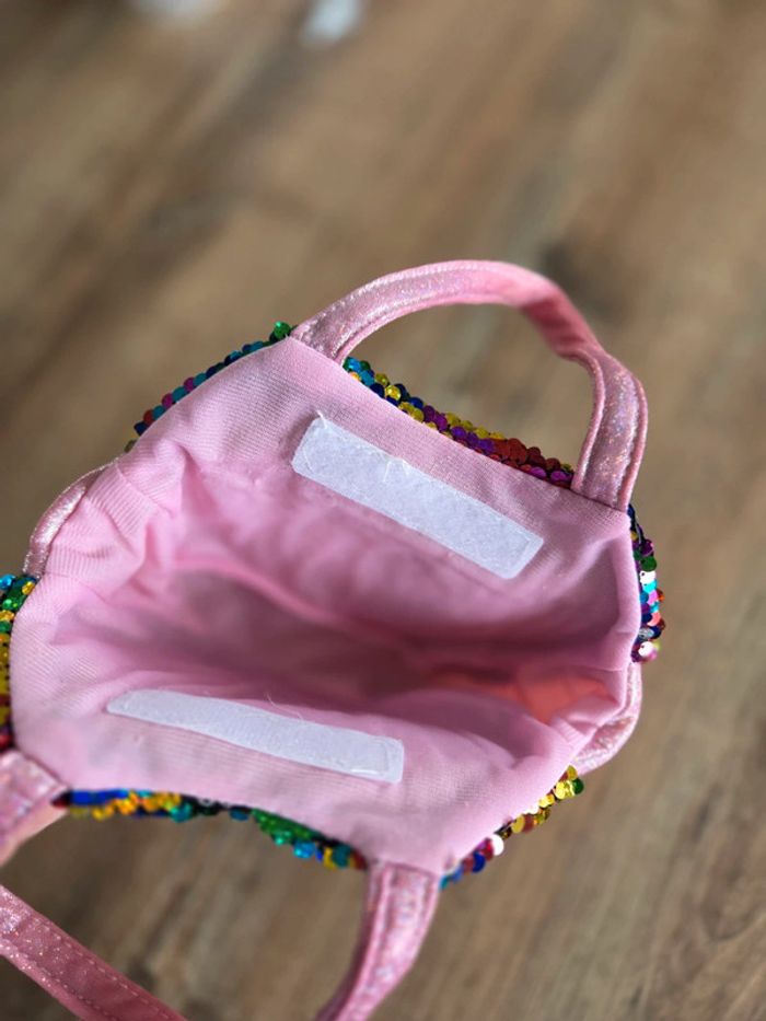 Sac à main fillette à sequins - photo numéro 3