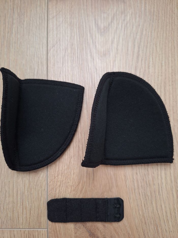 Coussinet de soutien gorge taille unique noir et extension soutien à gorge - photo numéro 2