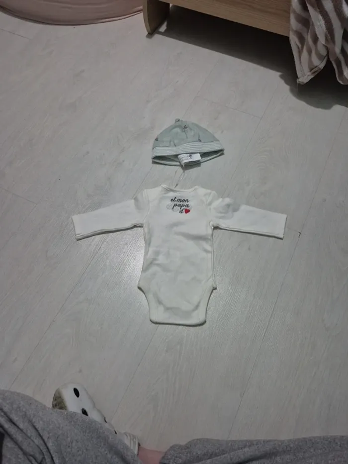 Ensemble 1M pyjama/ body / bonnet - photo numéro 9