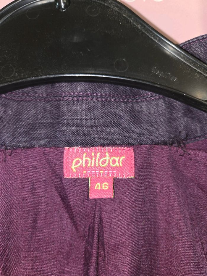 Jolie veste en jeans taille XXXL 46 Phildar - photo numéro 6