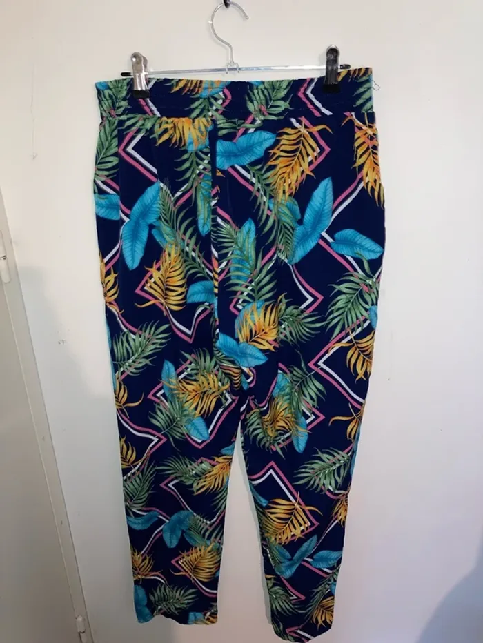 Pantalon fluide motif estival - photo numéro 3