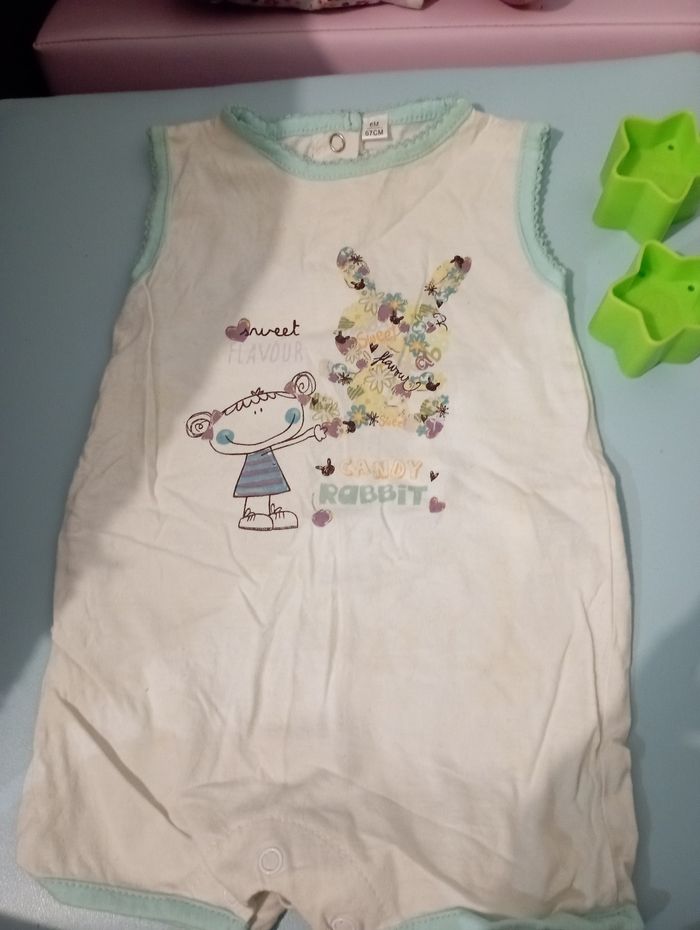 Lot de barboteuses 6 mois