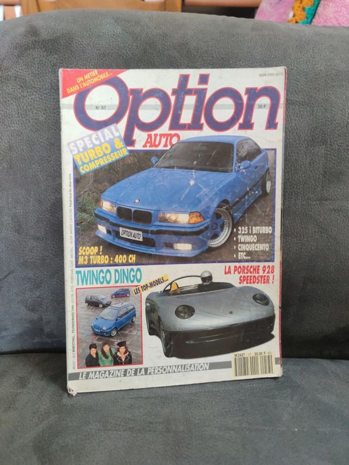 Magazine vintage option auto dossier spécial Renault twingo