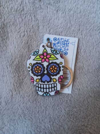 Porte-Clés Tête de Mort Mexicaine