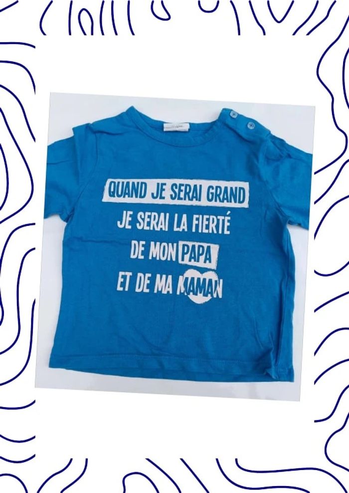 Tee shirt 12 mois Kiabi - photo numéro 2