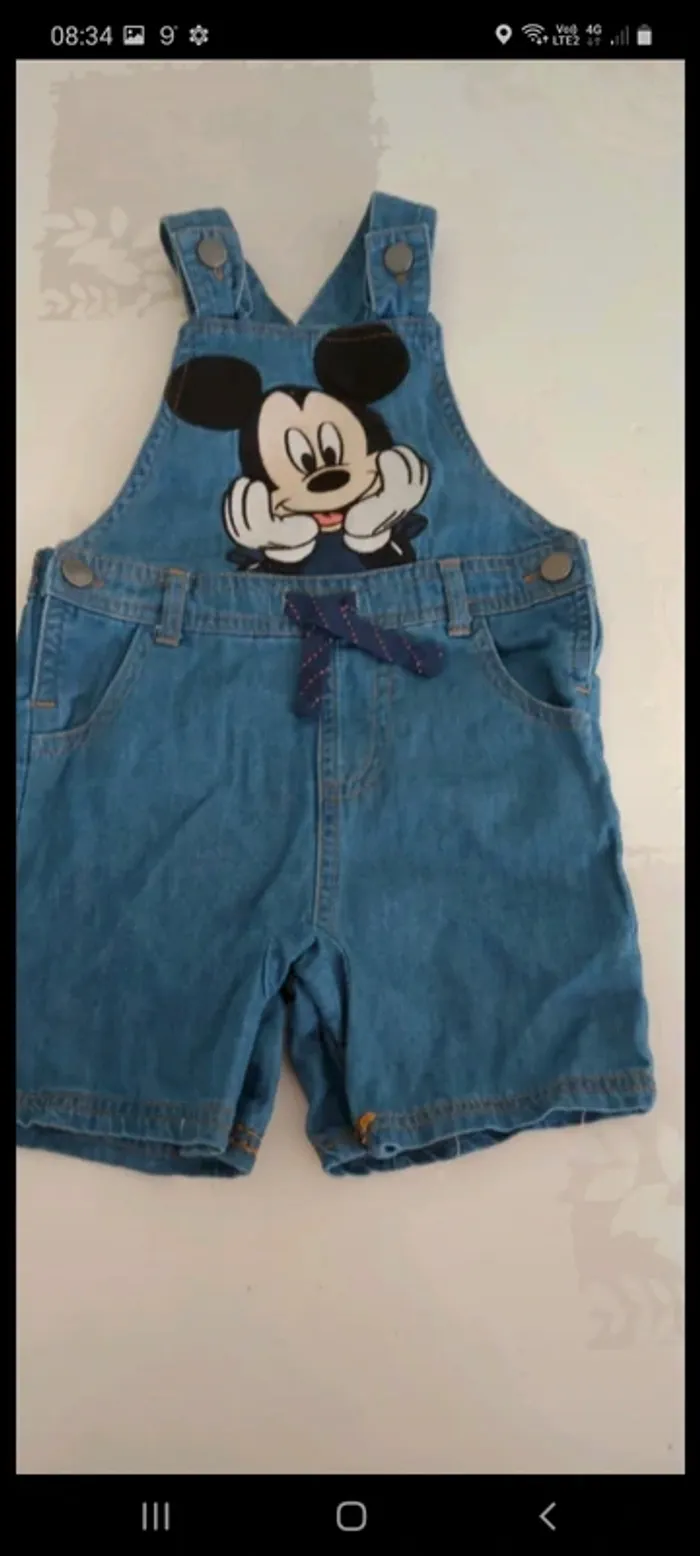 Salopette Mickey