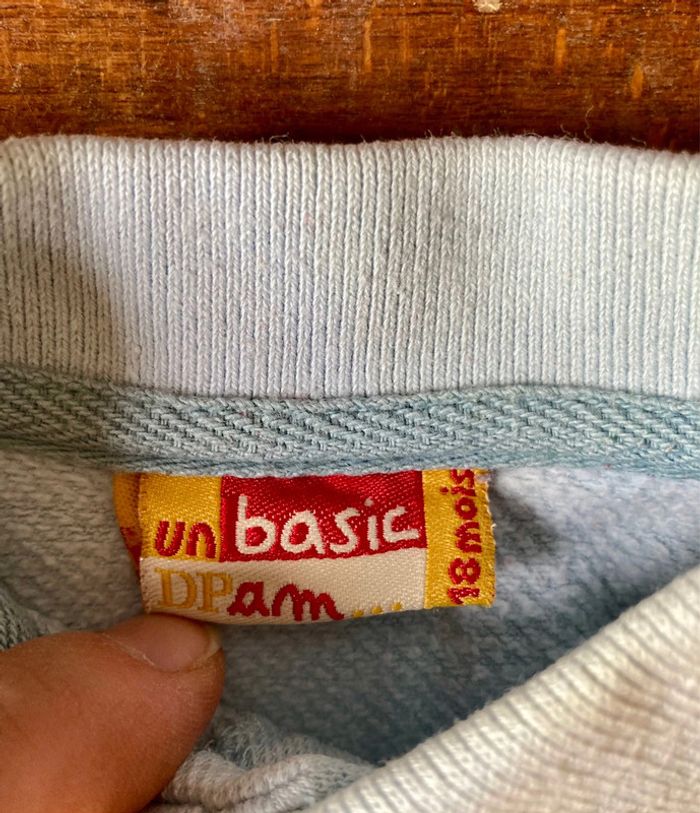 Polo bleu ciel 18 mois DPAM - photo numéro 3