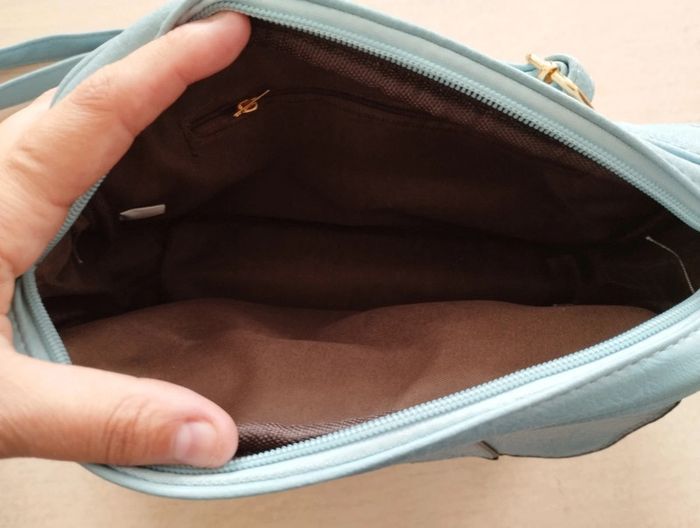 Sac bleu turquoise - photo numéro 3