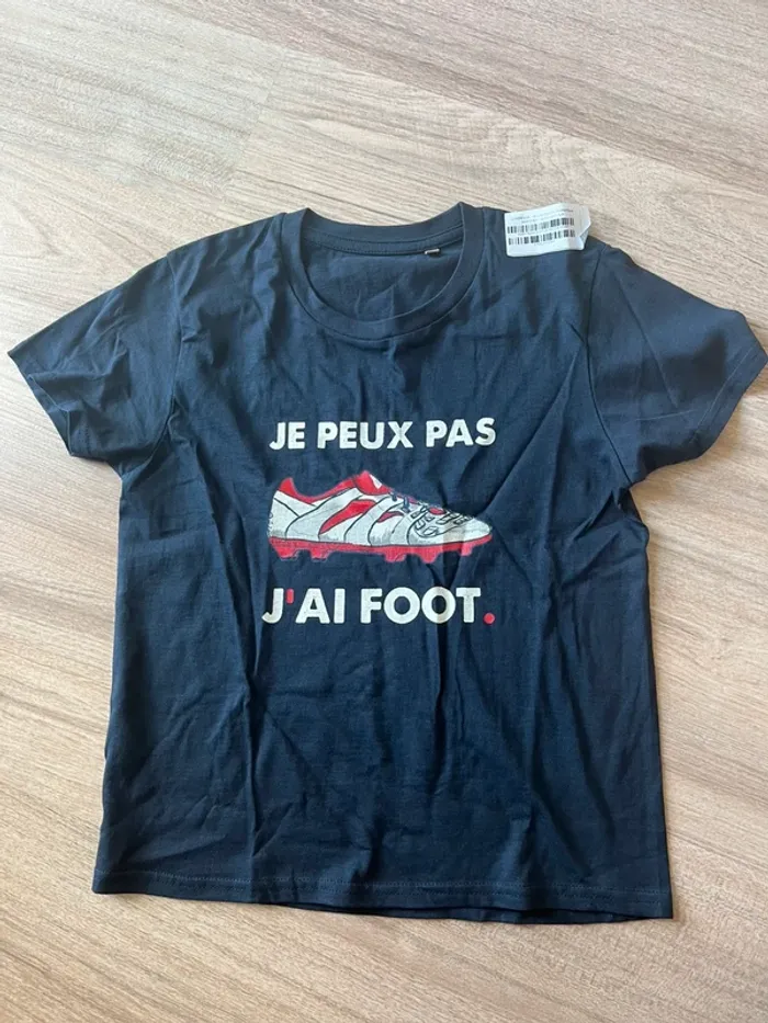 T-shirt foot enfant 10 ans