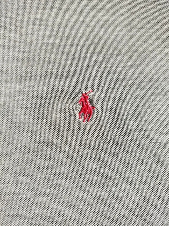 Polo vintage gris Ralph Lauren gris taille XL - photo numéro 6