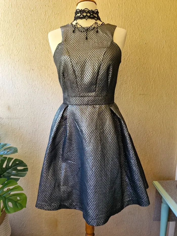 🎀 Robe patineuse métallisée - Night by Suiteblanco