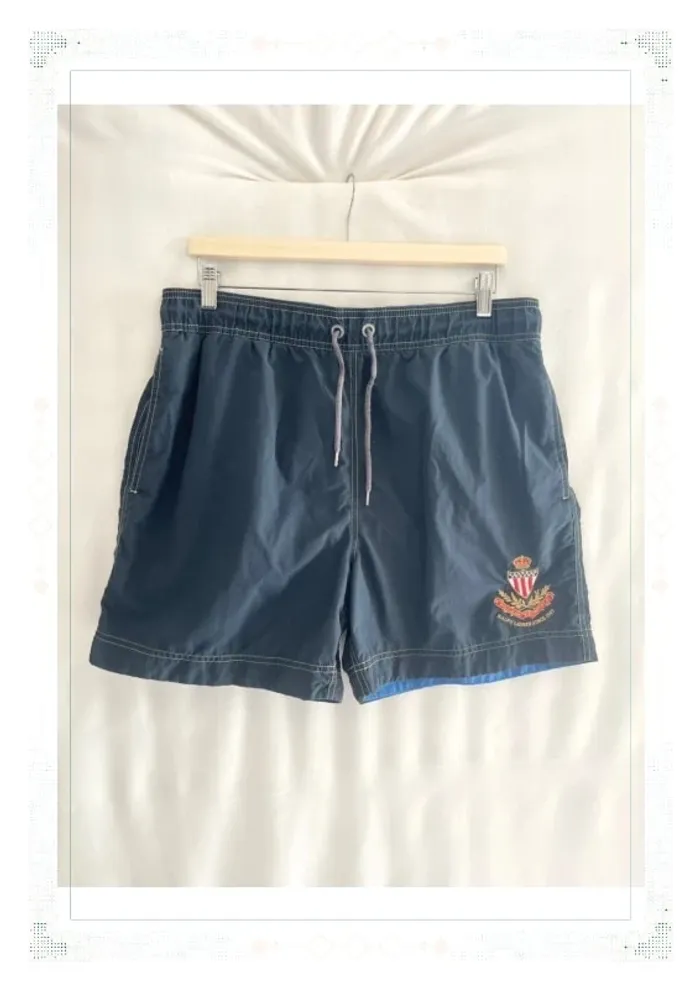 Short de bain Ralph Lauren vintage – Bleu marine – Taille XL – Classe à l’ancienne - photo numéro 2