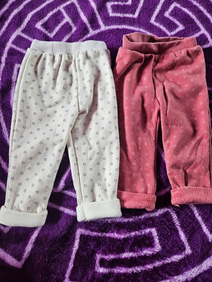 Lot pantalon chauds hiver - photo numéro 3
