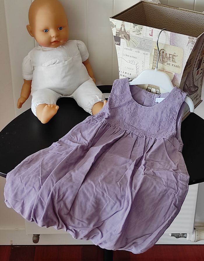 Robe bébé fille – 23 mois – Velours