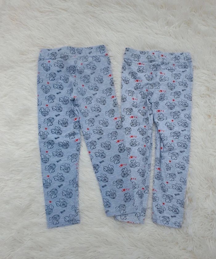 Lot de 2 leggings taille 3 ans - photo numéro 4